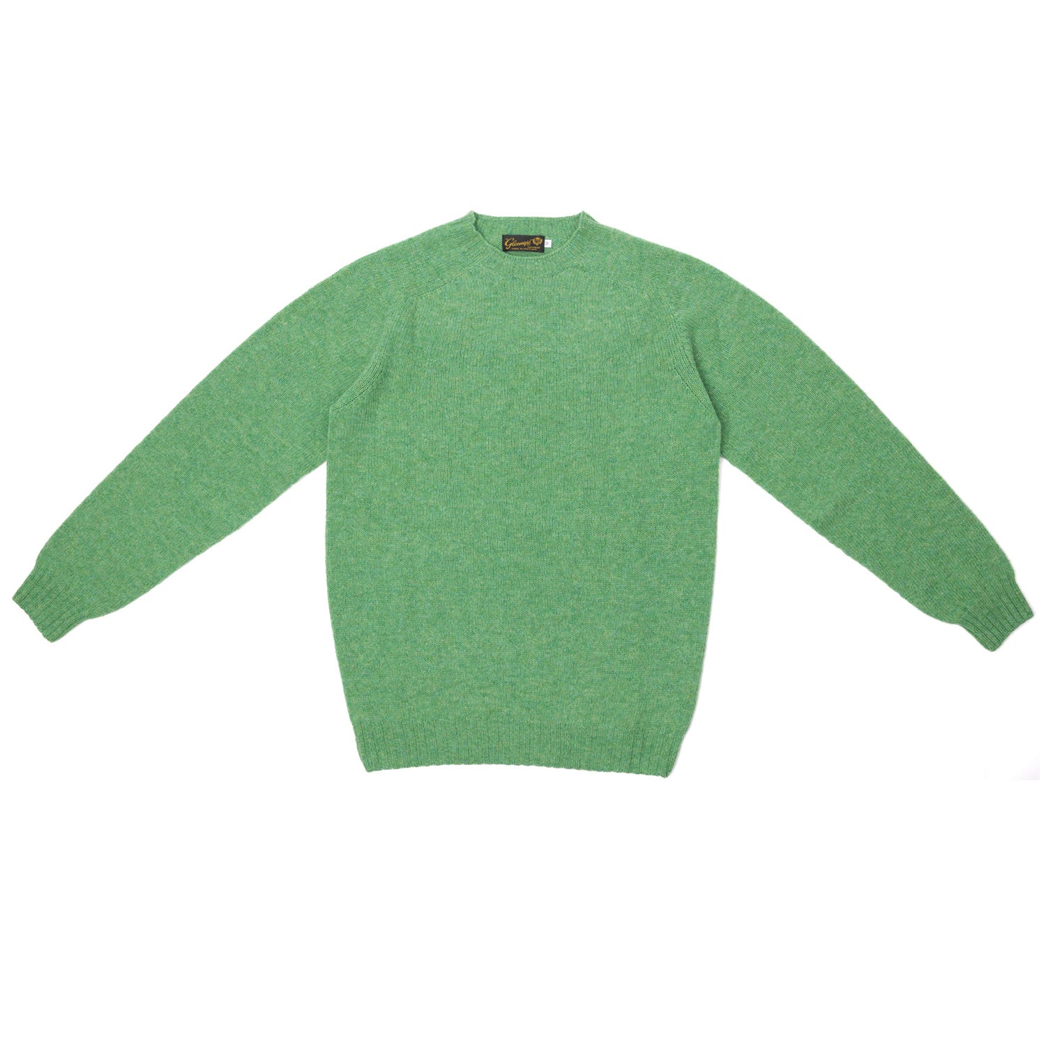 Glenugie exclusive x MJ: Sweater "Round Jumper" made from pure Wool - Circulare Knit Pure Soft Shetland